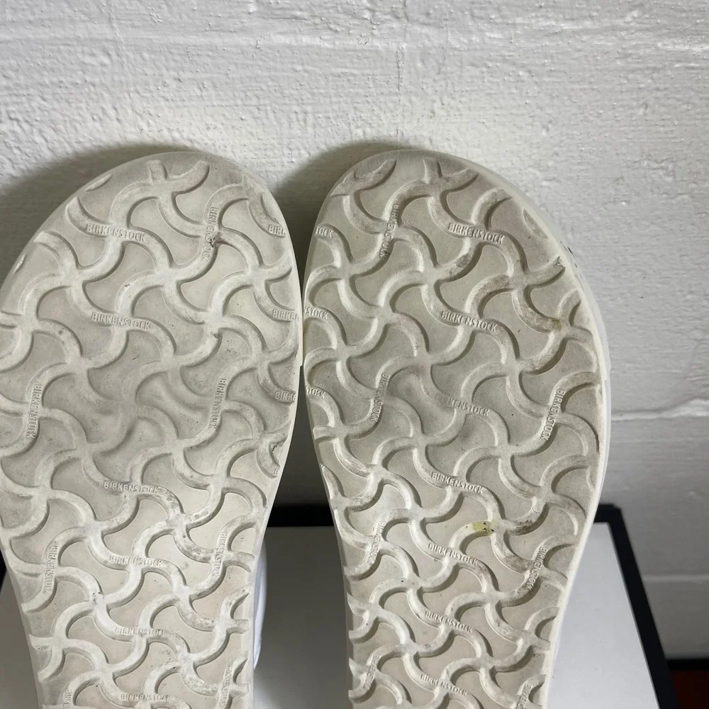 Birkenstock Bend Low White Leather Comfort Sneaker Lace up Women's 41 EU/10 US - Picture 9 of 10